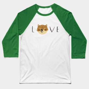 shiba love Baseball T-Shirt